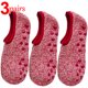 thumbnail image 1 of Calcetines de vellón de Coral para mujer, medias cortas de felpa gruesa, cálidas, invisibles, para dormir en el suelo, 1 o 3 pares, 1 of 5