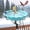 Blue, variant on Heated Bird Baths for Outdoors, 100W Heated Bird Bath for Deck Railing, Heated Birdbath with Thermostat Control, Heated Bird Bath for Outside Winter Garden Patio Yard (Blue)