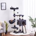 thumbnail image 2 of Torre para gatos Cat Tree Heybly para gatos de interior, varios niveles, 2 of 9