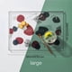 thumbnail image 2 of Bandeja Cuadrada De Lujo Ligera, Plato Decorativo Para Desayuno, Plato De Fruta Para El Hogar, Bandeja De Cena Para Mascotas Con Almohadilla De Silicona Para Cocina, Restaurante, Hotel Eigraketly HA027887-02, 2 of 7