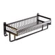 thumbnail image 1 of Toallero para baño Gloria soporte de aluminio sólido colgador de toallas negro, 1 of 9