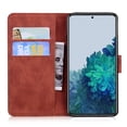 thumbnail image 5 of SaniMore Case for Samsung Galaxy S23 Ultra Tiger Embossing Flip Wallet, [RFID Blocking] PU Leather Magnetic Clasp Cover with Card Holder & Kickstand Full Body Protective Shell, Brown, 5 of 9