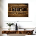thumbnail image 3 of Elephant Stock Who Moves A Mountain Quote I Wall Art - Horizontal Canvas Wall Art - Living Room Wall Decor - Inspirational And Typography Canvas - Brown And Black Decor - 36" x 24", 3 of 8