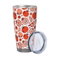 thumbnail image 2 of Fotbe Hand Drawn Tomatoes Pattern 20 oz Tumbler Stainless Steel Vacuum Insulated Coffee Ice Cup Double Wall Travel Flask Leak-proof Coffee Cup-Without Straw, 2 of 8