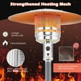 thumbnail image 6 of Costway 50,000 BTU Patio Heater with Wheels Round Table Design & Stainless Steel Burner Gray, 6 of 10