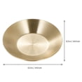 thumbnail image 3 of Stainless Steel Sauce Dish 2Pcs Small Sauce Bowls Practical Dessert Bowls 14X14X1.5CM Silver Waterproof For Home Use, 3 of 4