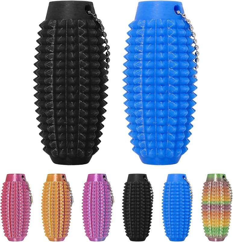Little Fidget Toys,Pain Stim Fidget Toy Reduce Stress for Adults,Anxiety Relief Pain Stim,Spiky Fidget Keychain for Anxiety and Stress Reduction,Novelty Gifts for Friends 1PCS