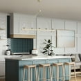 thumbnail image 5 of Modern Gold Kitchen Island Chandelier, 5-Light Farmhouse Linear Pendant Light Fixture, 5 of 7