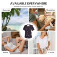thumbnail image 2 of Yiaed Thanksgiving Seamless Pattern Print Women's T Shirt V-Neck Short Sleeve Shirt Casual Breathable Tee Summer Tops-Large, 2 of 5