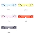 thumbnail image 4 of 1 pieza de gafas de sol clásicas de media montura vintage y de moda para hombre y mujer (amarillas), 4 of 7