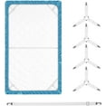 thumbnail image 1 of Bed Sheet Straps, 4+1 PCS Adjustable Elastic Fitted Sheet Straps for Corners with Metal Clips Bed Sheet Holder Straps Keep Sheet in Place for Beds and Sofas, White, 1 of 5