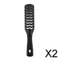 thumbnail image 1 of Peine Desenredante con cepillo para el cabello Yinane 2 piezas Color Negro, 1 of 7