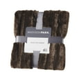 thumbnail image 3 of Home Essence York fourrure brossée solide long jeté, 3 of 6