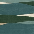thumbnail image 6 of Livabliss Wool Rugs for Living Room, 2x3 Forum Modern Blue Area Rug, Bedroom Dining Room Home Decor Handmade Carpet (2' x 3'), 6 of 8