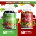thumbnail image 4 of VITINITY Fruits and Veggies Gummies - Superfood Vegetable Vitamin Supplement for Women and Men - with a Blend of Fruit and Greens for Daily Health, 4 of 7