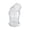 White, variant on Orchid Pot, Transparent Orchid Pot with Breathable Root Control Design, Plastic Hydroponic Basket for Orchids, Light‑Transmitting Flower Pot for Gardening(L)