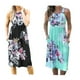 thumbnail image 3 of Qarigey Vestido Mujer Sin Mangas Jersey Vestido Cuello Estampado Ropa Vestidos negro S, 3 of 5