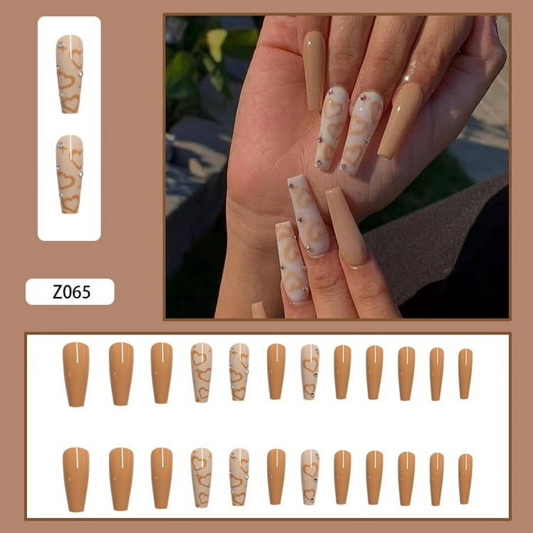 XXXL Press on Nails Bling Fake Nails Extension Long Press Ons Gems Extra  Long Nails Birthday Party Nails Inspo Acrylic Nails Luxury Press On 