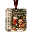 thumbnail image 2 of Xlokein Christmas Cash Gift Ornament, Acrylic Money Holder Hanging Decor, Unique Christmas Decoration for Christmas Tree, Fireplace, 2 of 8
