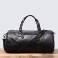 thumbnail image 1 of Bolso de mano de cuero de vaca para hombre, bolsa de viaje, Estilo Vintage, para gimnasio, deporte, 1 of 4