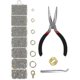 thumbnail image 1 of 1500Pcs Jump Rings Jewelery Making Supplies, Necklace Repair kit with Lobster Clasps, Needle Nose Plier, Jewelry Findings Tools for DIY Earring, Brace, 1 of 4