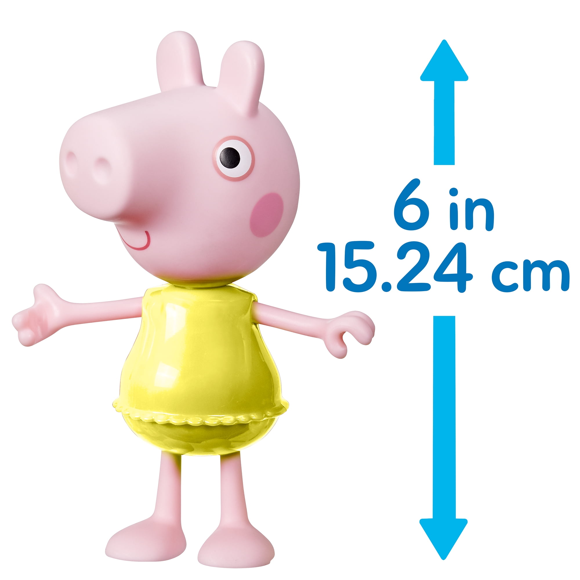 Peppa Pig Toys Peppa's Dress-Up Wardrobe Playset, 6" Figure with 14 Accessories, 3+