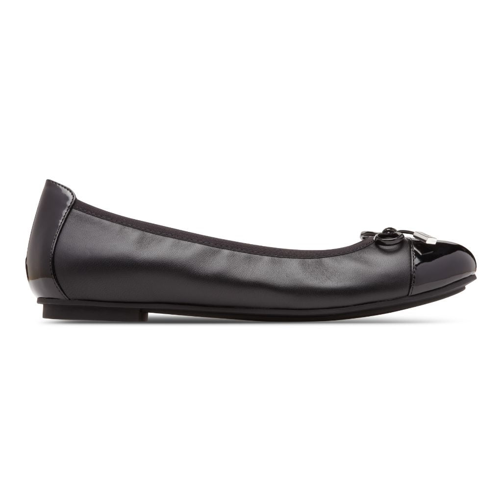 vionic minna ballet flat black