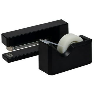 Acrylic Rainbow Stapler Tape Dispenser Scissors Set Heavy Duty Office Desk  Stapler Tape Cutter Dispenser with 6.3 Black Scissors Office Supplies