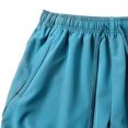 thumbnail image 6 of ITSAME Men's Athletic Shorts, Gym Activewear Loose Fit Drawstring Elastic Waist Summer Beach Shorts With Pockets Blue L, 6 of 7