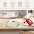 thumbnail image 4 of Foxnovo 2Pcs Stainless Steel Steaming Rack Three Legged Round Steamer Basket for Kitchen Cooking, 4 of 6