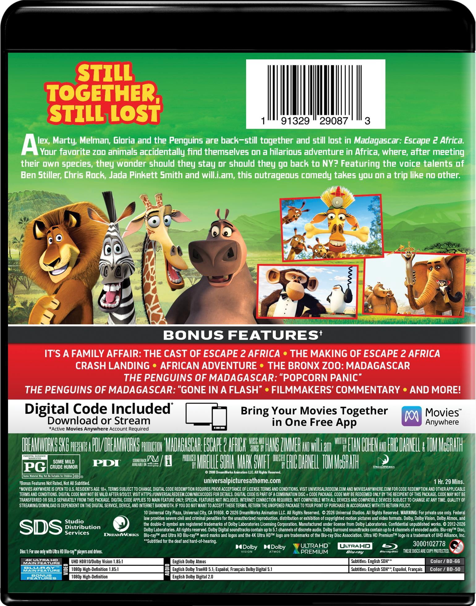 Madagascar: Escape 2 Africa - Walmart.com