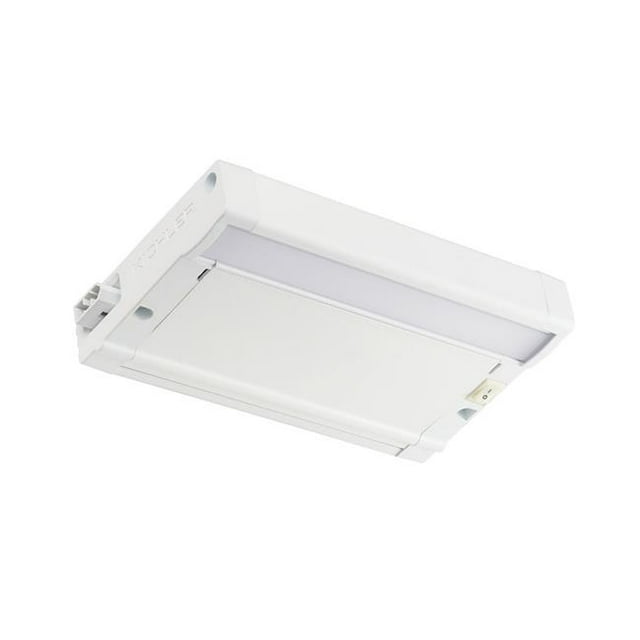 Kichler 8U30KM07WHT Série 8U LED 7 Po. LED Premium 3000K Mod sous Armoire, Blanc Texturé