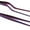 Purple, variant on O'Creme Culinary Stainless Steel Tweezer Tongs Set of 2 - One 10 Inch Straight and One 8 Inch Offset Gold Color