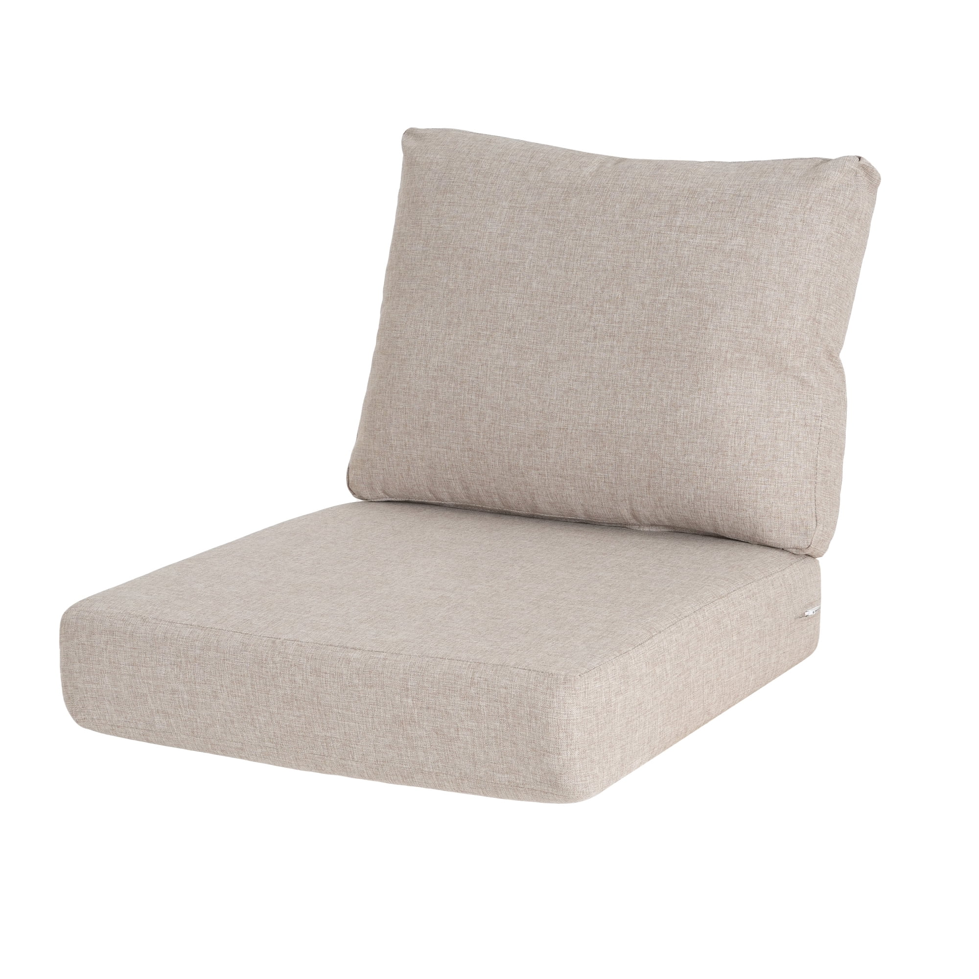 Jopath Outdoor Beige Club Chair Cushion Set with Seat Cushion and Back Cushion, Compatible with Most Club Chair for Patio Balcony Garden(Without Club Chair)
