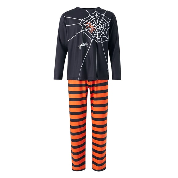 Conjunto de pijamas de Halloween a juego para toda la familia Fiomva, pijamas con estampados divertidos, ropa de dormir para parejas, hombres y mujeres