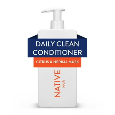 Native Daily Clean Conditioner, Citrus & Herbal Musk, Sulfate Free, for Men and Women, 16.5 oz