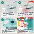 thumbnail image 5 of Nostalgia 128 oz Portable Margarita Maker and Slushie Machine with Easy-Flow Spout, Aqua, 5 of 8