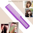 thumbnail image 2 of Peluquería Carbón Antiestático Peine Diente Ancho Cortapelos Peine (Púrpura) Ndcxsfigh Cuidado Belleza, 2 of 9
