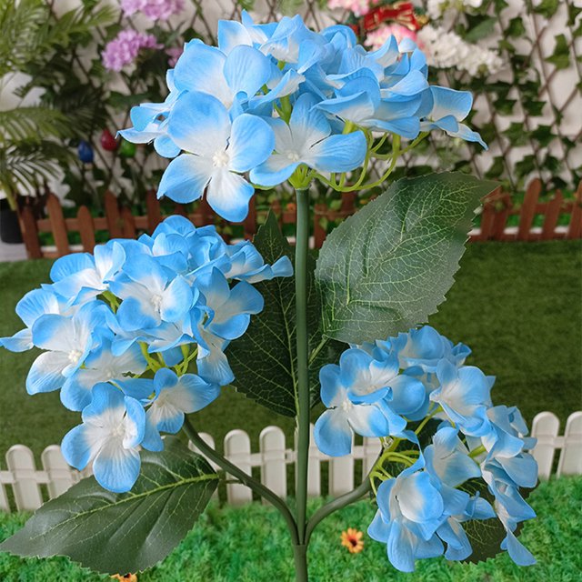 3 cabezas Hortensia Luz de tierra LED Solar Path Patio Luces para patio (A) Ndcxsfigh Para estrenar