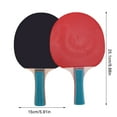 thumbnail image 2 of ETHKIA Ping Pong Paddle Set, 2 Table Tennis Paddles with 3 Ping Pong Balls, for Compete with Friends and Family A, 2 of 8