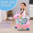 thumbnail image 2 of Bouncy Horse Toys for Toddlers 2-4, Inflatable Hopping Toy, Outdoor Indoor Bounce Toys for Kids Birthday Gifts, 2 of 7