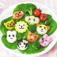thumbnail image 2 of 6pcs Cute Boil Egg Mold, Car S Egg Sushi Rice Mold Mould,rating Fondant Cake Tool (6 Pcs), 2 of 3