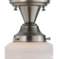 thumbnail image 4 of Meyda 9"w Revival Schoolhouse W/traditional Globe Semi-flushmount - 143957, 4 of 7