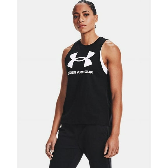 Under Armour Women's Sportstyle Graphic Tank (Black,Women,XS)