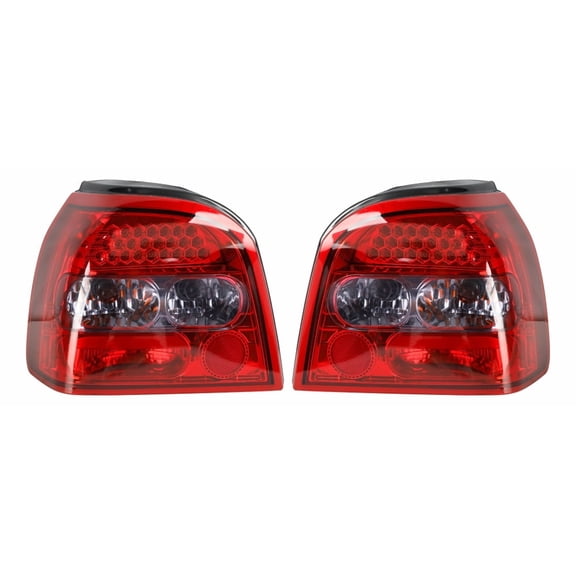 Applicable to AA 2 Transparent LED Rear Lights For VW Golf Mk3 II
