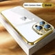 thumbnail image 3 of Funda de teléfono transparente con revestimiento de alta calidad para iPhone 16, 15, 14 Plus, 11, 12, 13 Pro Max, protección completa de lente, cubierta trasera de TPU suave a prueba de golpes, 3 of 5