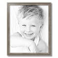 thumbnail image 2 of ArtToFrames 18" x 22" Muted Warm Silver Picture Frame, 18x22 inch Silver MDF Poster Frame (WOM-4681), 2 of 8