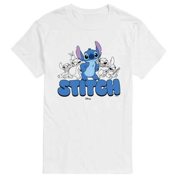 Disney - Stitch Group - Men's Short Sleeve Graphic T-Shirt