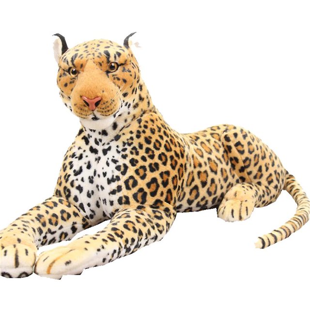 Giant Leopard Stuffed Animal Large Stuffed Cheetah Plush Toy Gifts For Kids