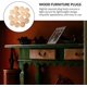 thumbnail image 3 of 50Pcs Screw Hole Plugs Wooden Button Plugs Mushroom Wood Caps Wood Screw Covers Buttons for Furniture, 3 of 4